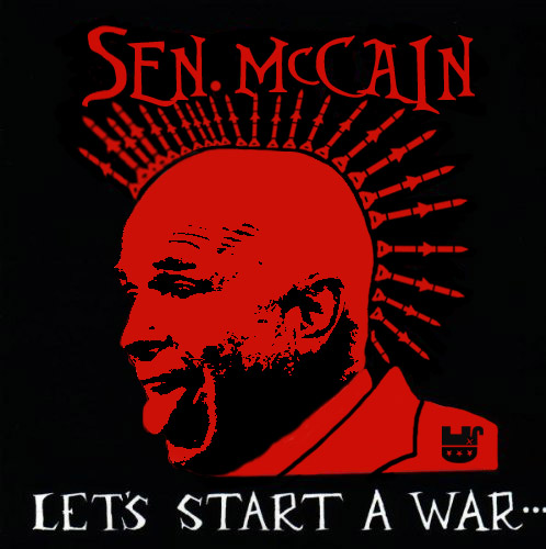 Album cover parody of Lets Start a War by Exploited