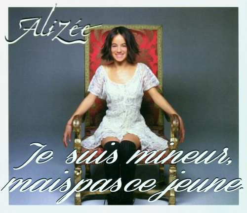 Album cover parody of Moi Lolita by Alizee