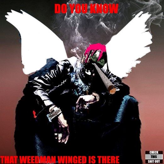 Album cover parody of Birds In The Trap Sing McKnight by Travis Scott